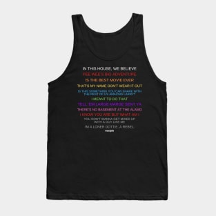 In Pee Wee's Big Adventure We Believe Tank Top